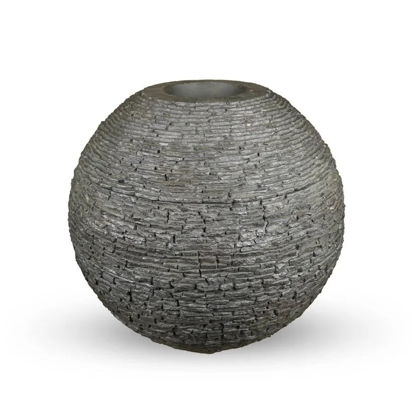 Stacked Slate Sphere - 72" Dia (1.83 M)