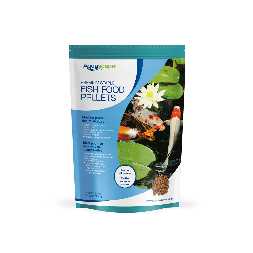 Aquascape Premium Staple Fish Food Pellets - Aquascape Canada