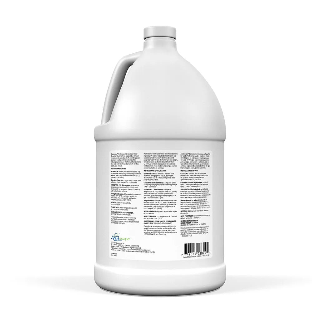 Photo of Aquascape PRO Cold Water Beneficial Bacteria (Liquid) - 1 Gal - Aquascape Canada