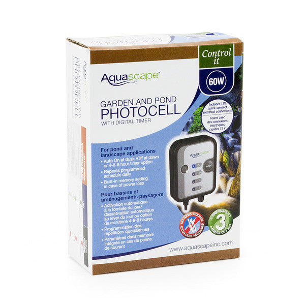 Photo of Aquascape 12 Volt Photocell with Digital Timer - Aquascape Canada